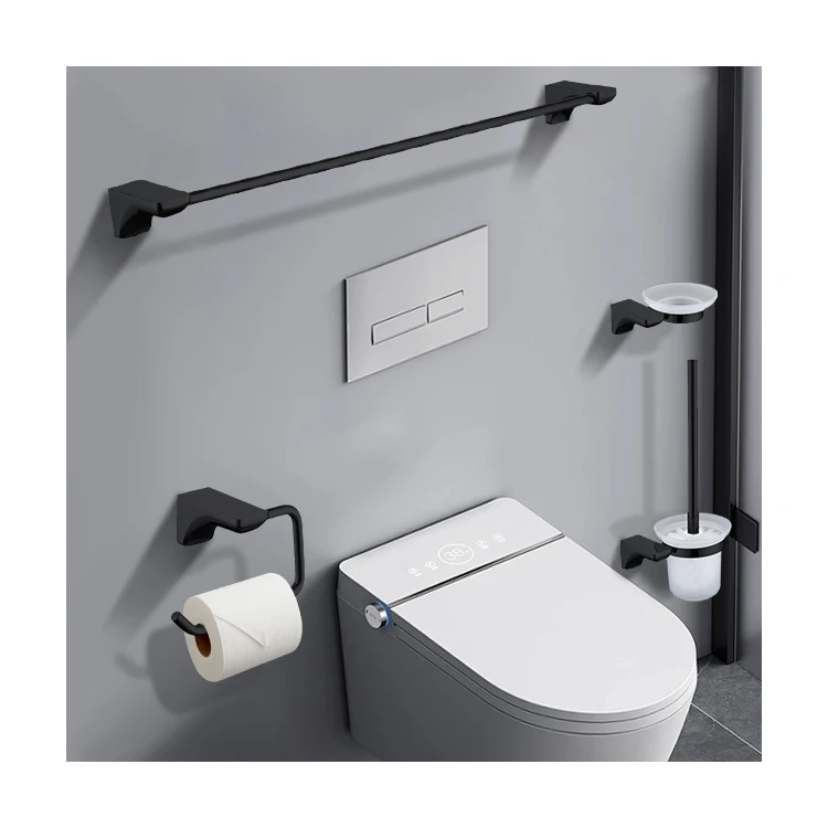Brushed Stainless steel Folding Storage Rack Bathroom Hardware Accessories Set Towel Rack Towel Bar Shelf bathroom shelf