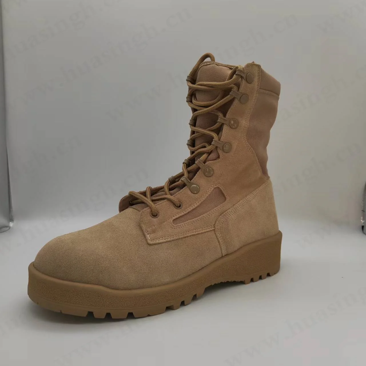 WCY Original Belleville Anti-slip Rubber Sole Tan Desert Boots Waterproof Marching Rip-resistant Tactical HSM056