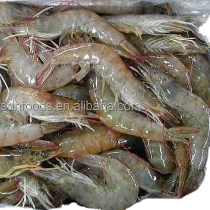 HOSO замороженные креветки Vannamei и белые HLSO PDTO