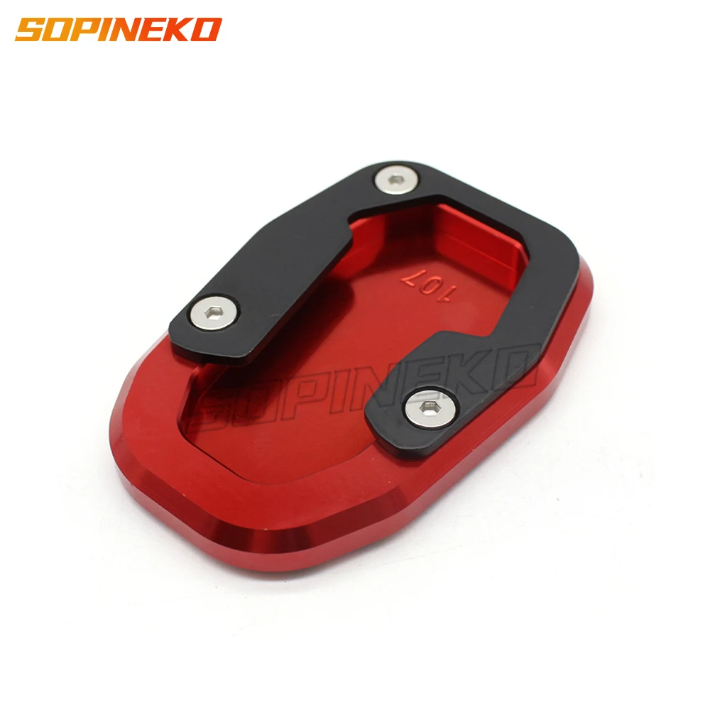 For DUCATI DESERT X 22-23 Wholesale Motorcycle Aluminum Kickstand Pad for Scrambling Motorcycle