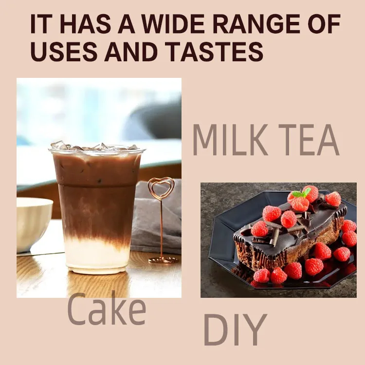 680g Wholesale Bottle Liquid Chocolate Sauce for Milk Tea Shop/Baking/Ice Cream