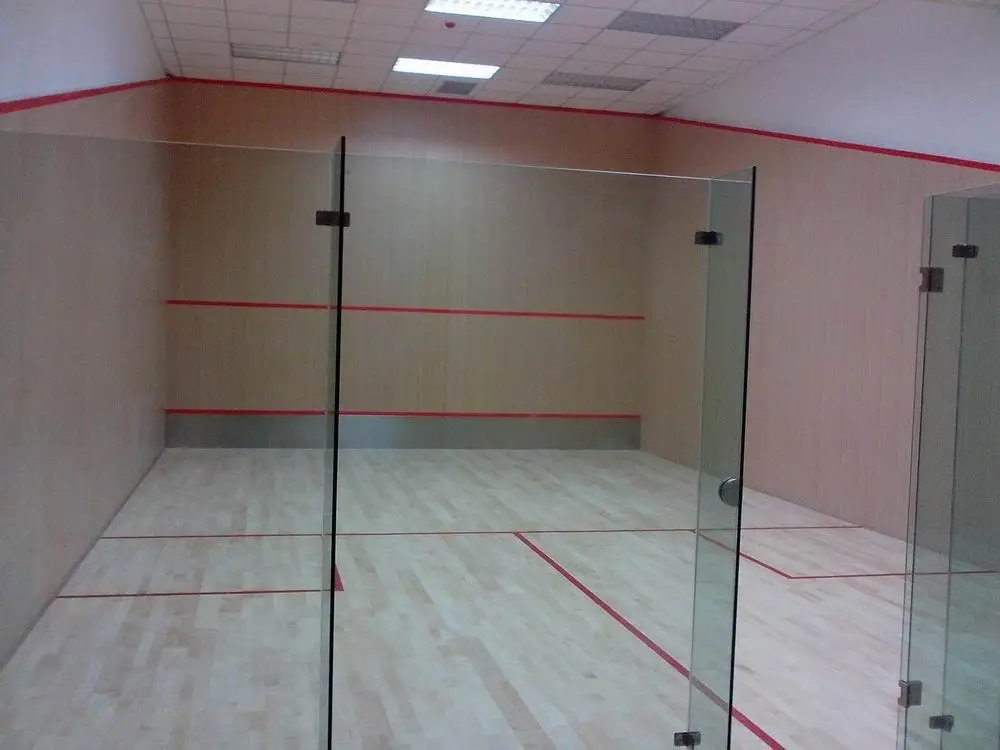 Indoor high quality wood flooring for squash courts