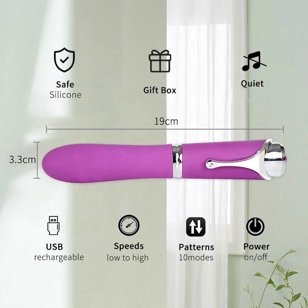 Powerful Pen Shape Creative Gift AV Wand Massager Women Personal Massager juguetes sexuales para mujeres