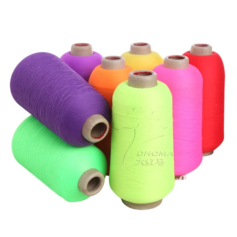 China yarn manufacturer Dyed Nylon yarn Crochet 6.6 Textured Pa6 low breakage 70/24/2 Nylon Yarn for Socks