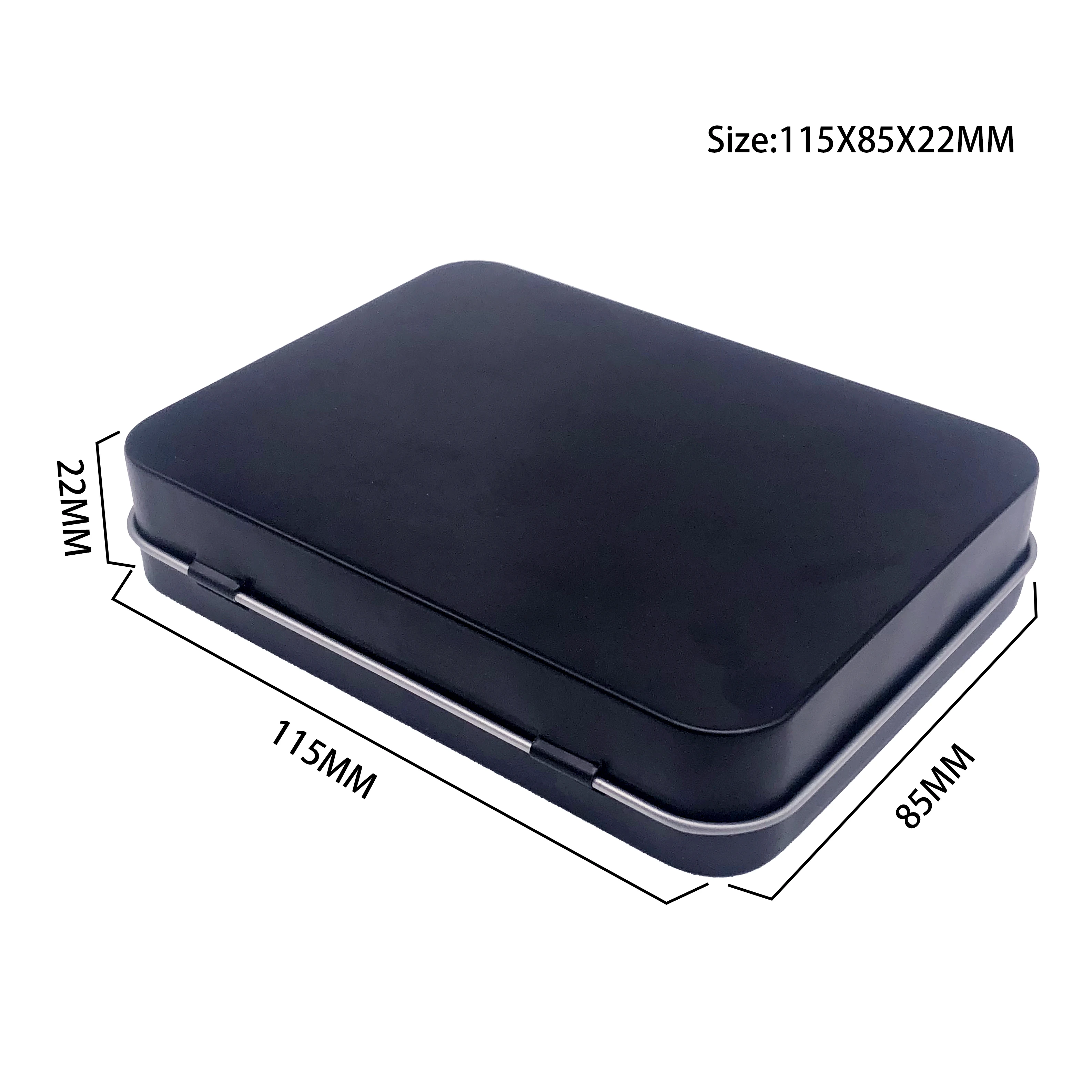 TINPLATE Hight Quality 115x85x22mm Square Metal Box For Candy Tin Box With Lid  custom child resistant  tin box