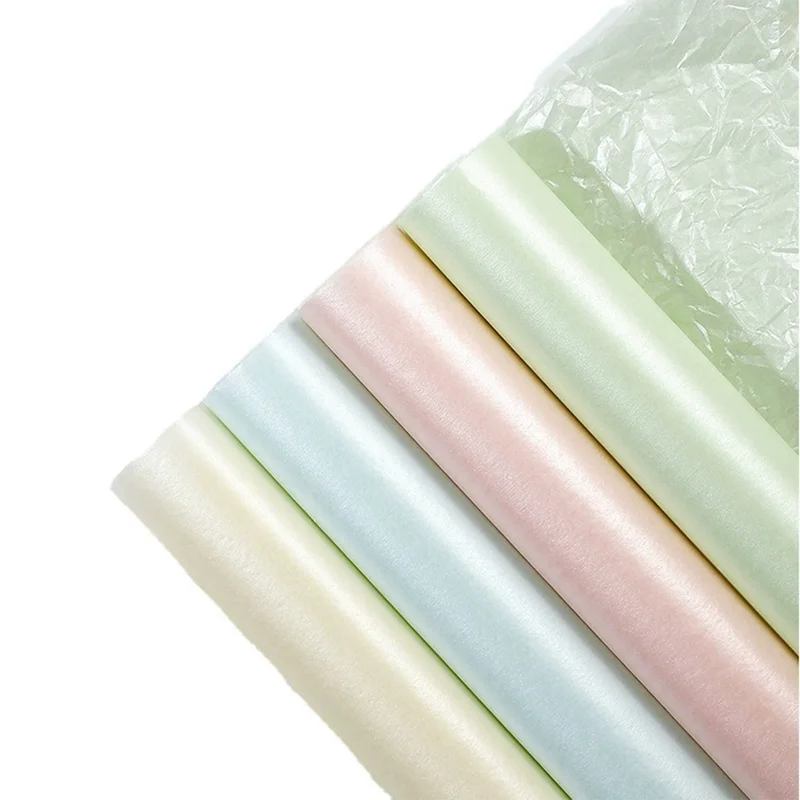 Pearlescent Flowers Bouquet Packaging Cake Cookies Decoration Gift Box Wrapping Material Waterproof Tissue Paper