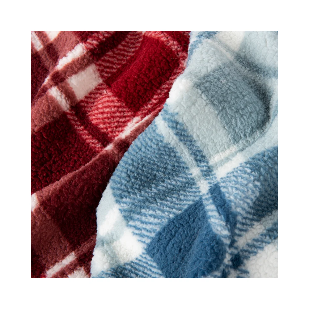 Wholesale of 100% polyester printed double-sided comfortable cotton velvet for clothing production in 2023