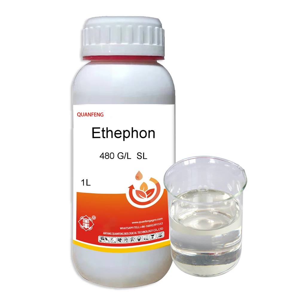 Ethylene Ethephon 1L/bottle  480g/L 40%SL 5%PA 16672-87-0 fruit ripening 90% TC manufacturer
