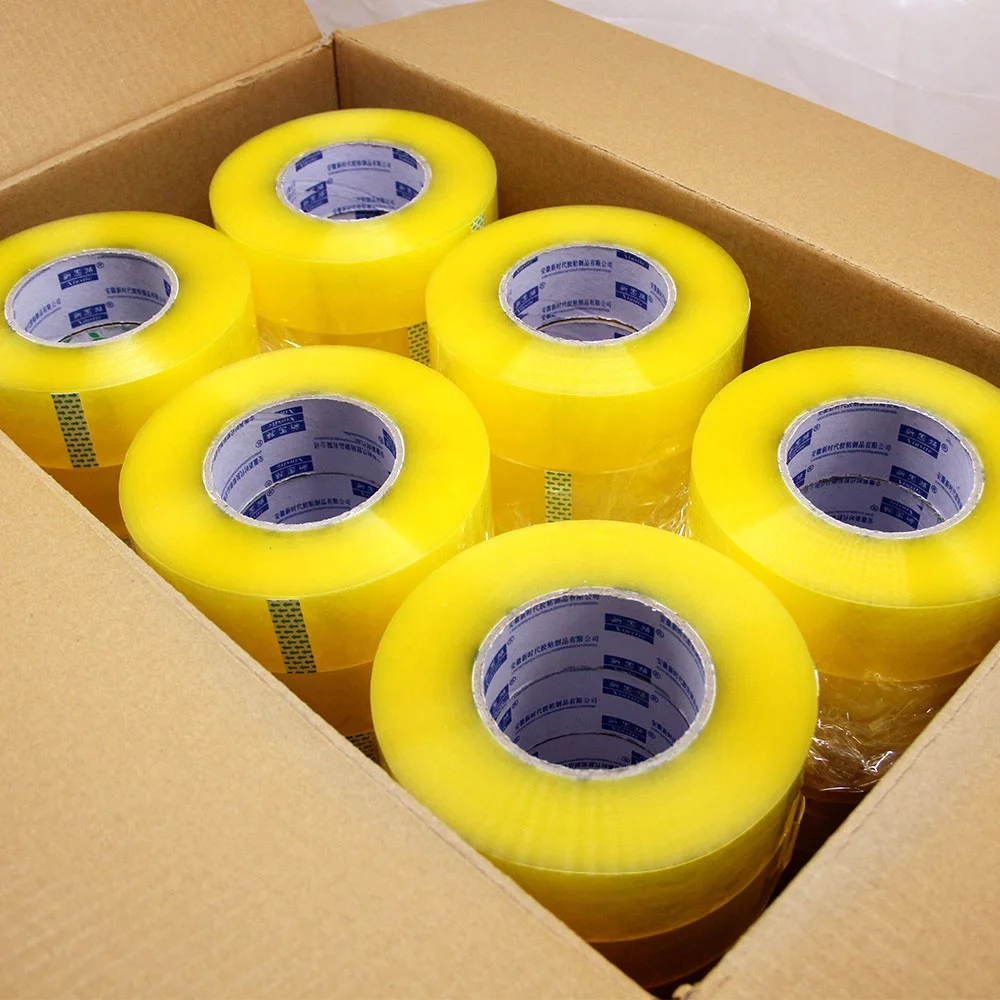 Waterproof Acrylic Glue Transparent white BOPP Adhesive Packing Tape For Carton Sealing