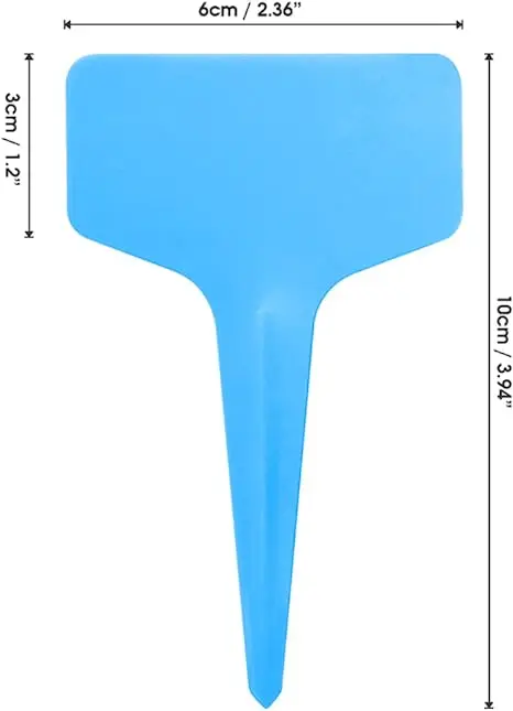 Plastic Waterproof Reusable Gardening Flower Plant T-Type Succulent Label For Flower Vegetables Herb Signs for Tagging Plants