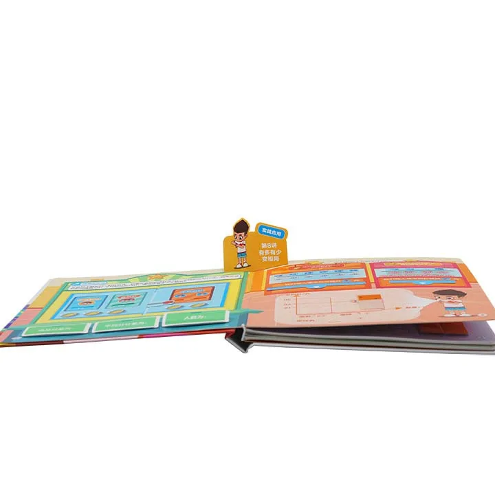 
Wholesale child book kids Children English Short Story Round Corner Pop Up Book Board Book 