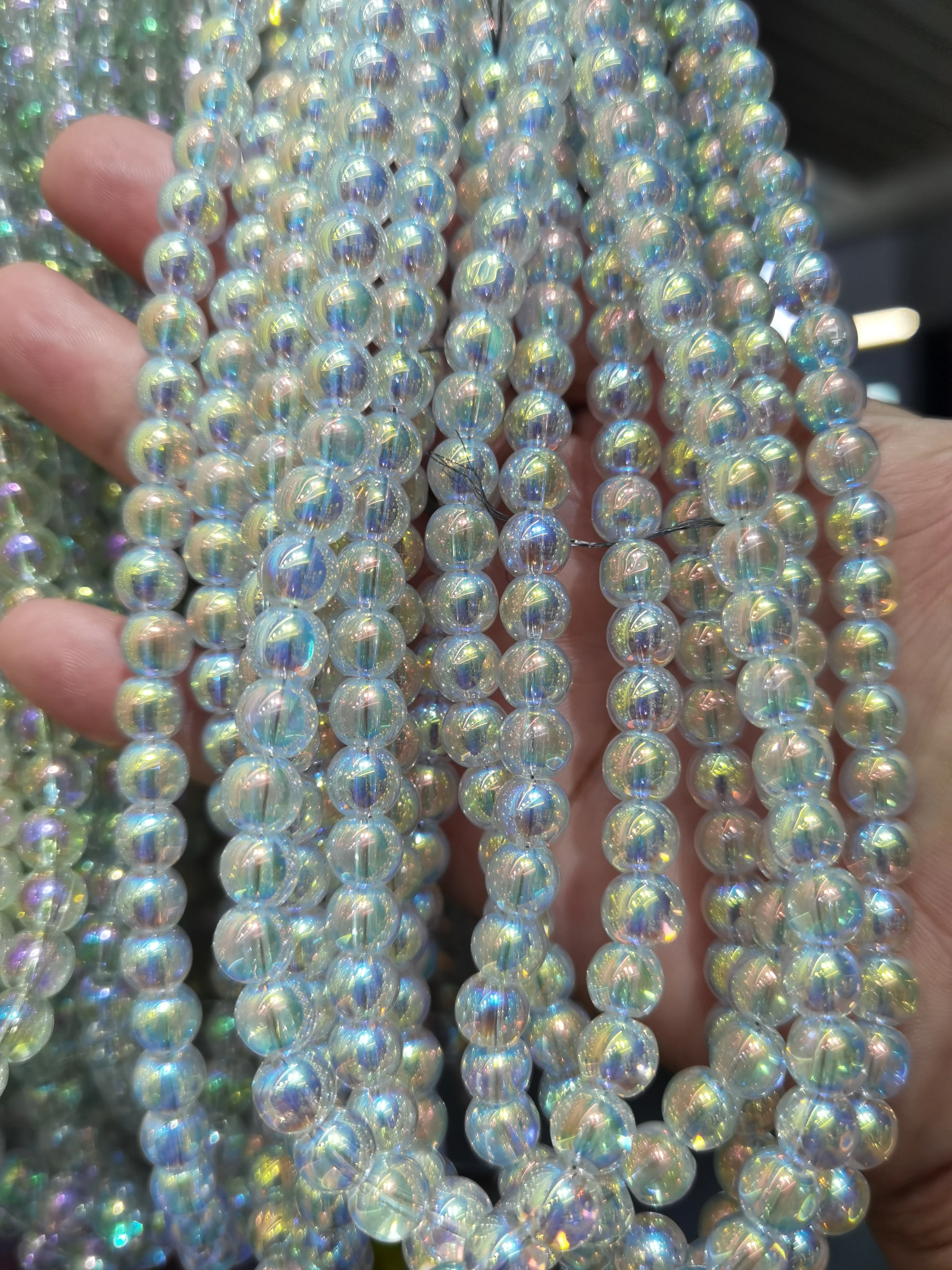Glass Beads Mixed Color Jewelry Making Round crystal beads