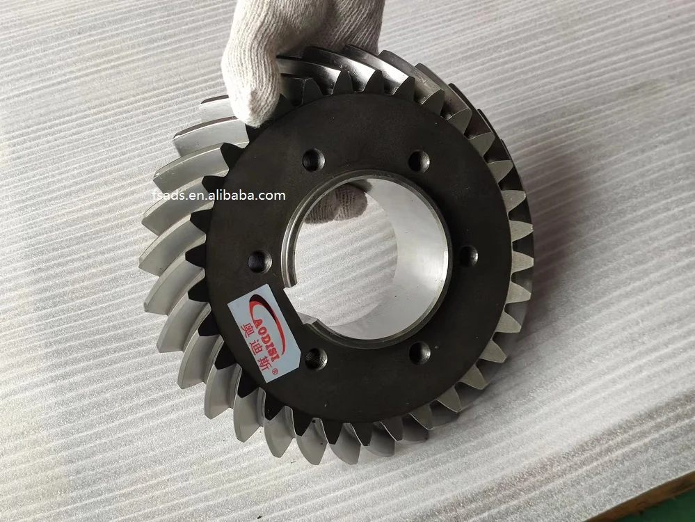 1109.2023 aodisi custom grinding teeth spiral bevel gear factory 7m