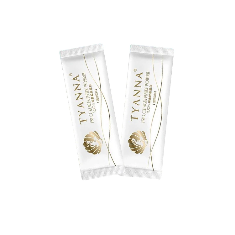 Factory wholesale organic hydrolyzed marine pure nutrition collagen powder fish skin whitening in 5g/sachet
