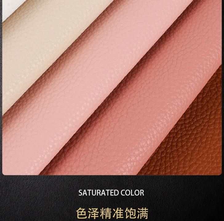 Оптовая продажа 1,7 мм замша текстура личи Кожа ПВХ искусственная кожа ткань