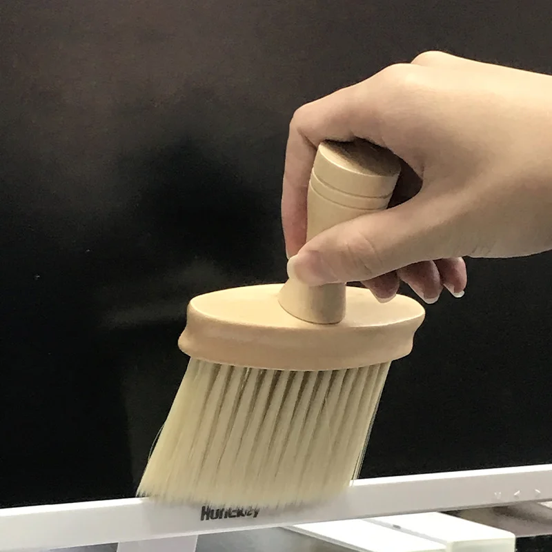 Hot-selling Computer laptop Keyboard Cleaning Brush Wooden Scrubber Nylon Bristle Brush For Clean