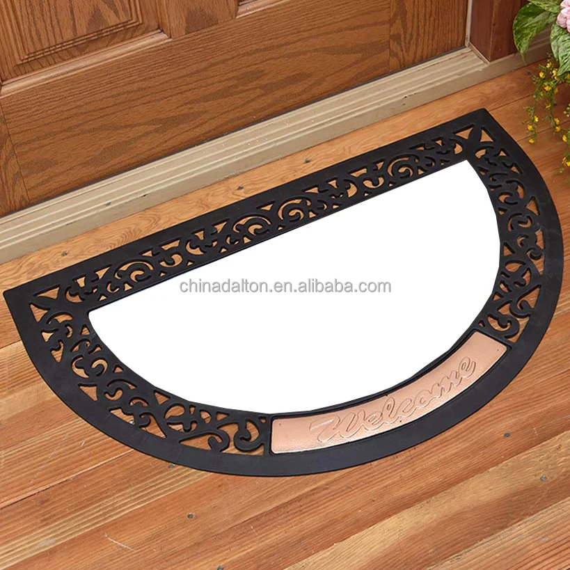 Printable White Plain Outdoor Sublimation Blank  Rubber Door Mats Doormats