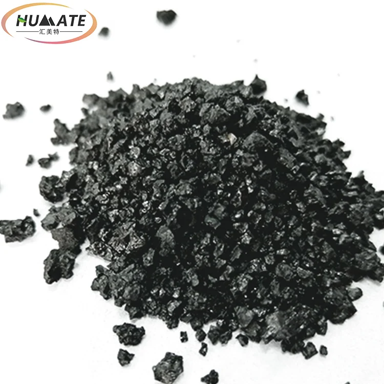 China trade Ningxia Humate good grade leonardite prilled humic acid potassium humate granules