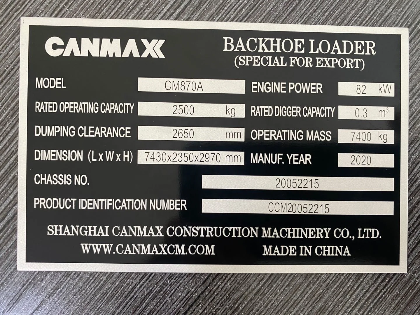  Экскаватор-погрузчик Canmax jcb3dx backhoeloader CM870H сделано в Китае дешево для