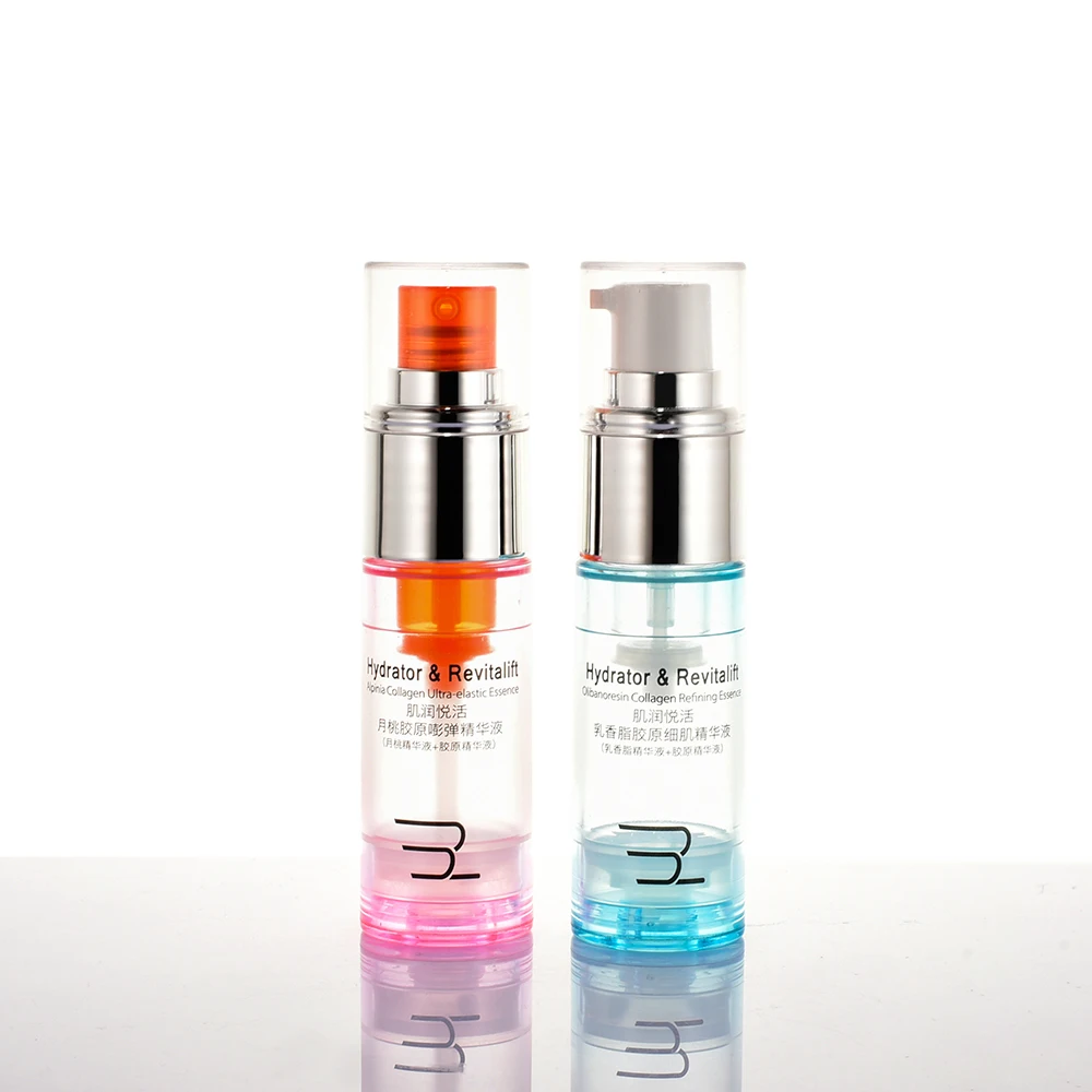Custom Water Powder Separation Bottle - Mixing Bottle Plastic Tube Serum Bottle Freeze-dried Powder Two-in-one Cosmetic ABS