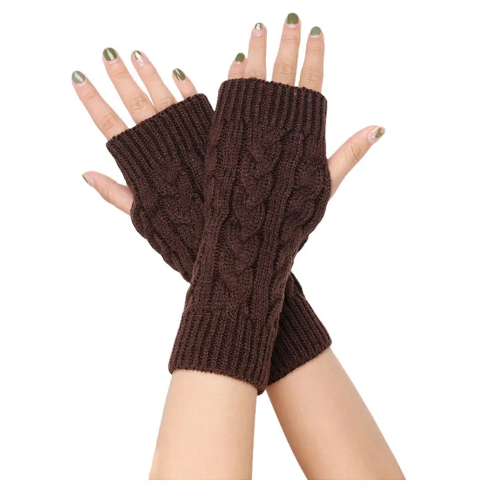 Женские зимние перчатки без пальцев