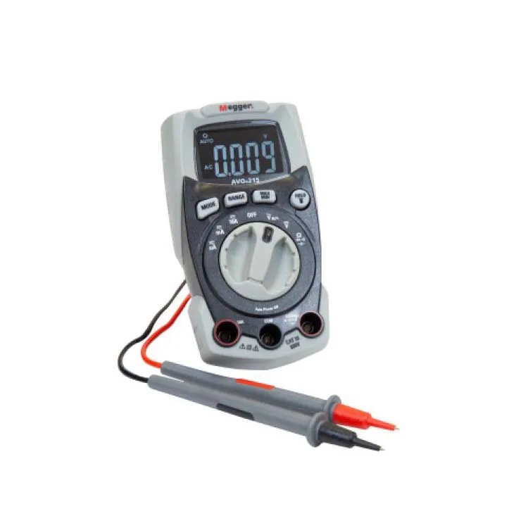 Megger AVO 215 CAT III TRMS multimeter and Clampmeters AC / DC Voltage to 600 V Electrical testing instruments