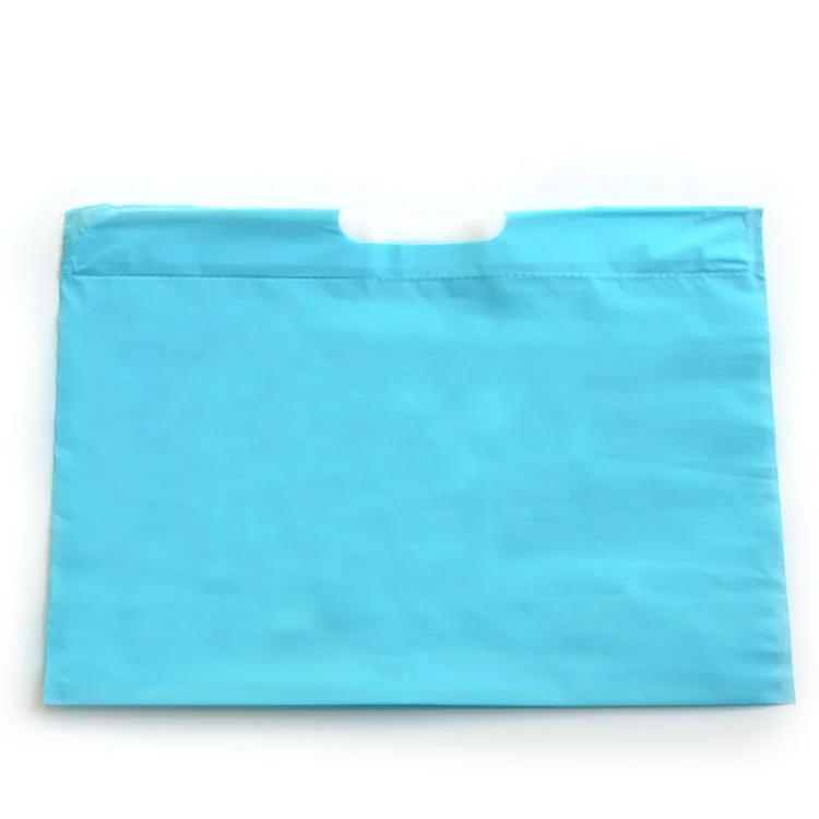 Retail packaging clothing plastic drawstring bag EVA shopping bag with handle