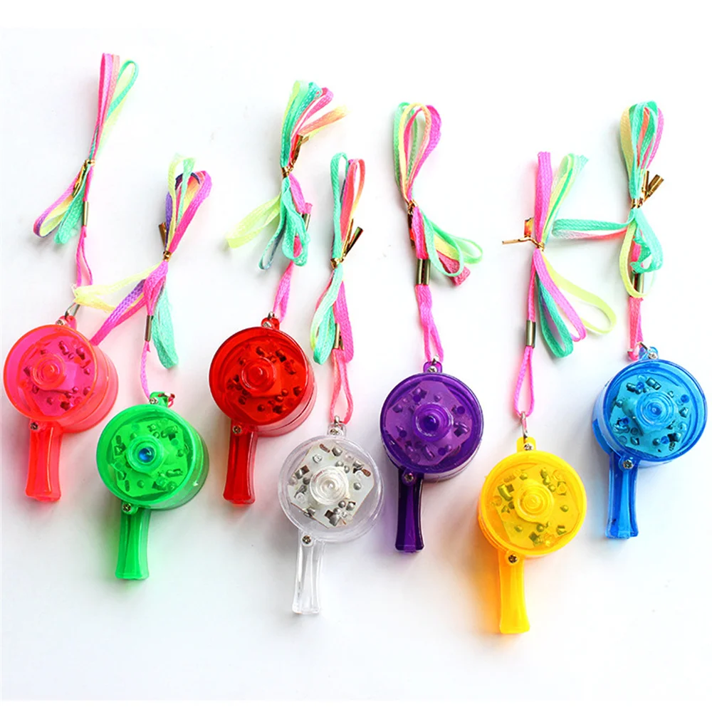 Wholesale Led Light Up Whistle Neon Party Flashing Whistle