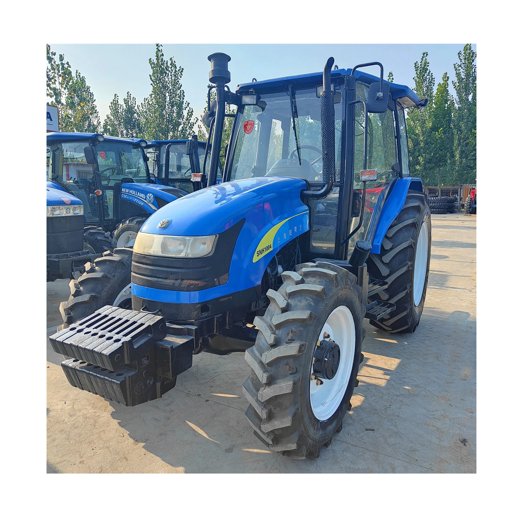 Hot selling Second Hand New H0lland Used Tractor 100hp with Deutz Engine