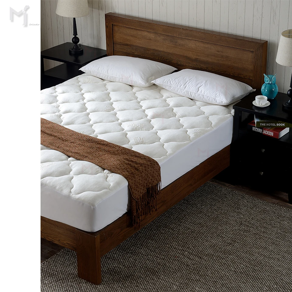 Ultra Soft Fitted Bamboo Mattress Pad - Mattress Pads - Bamboo Mattress Protector