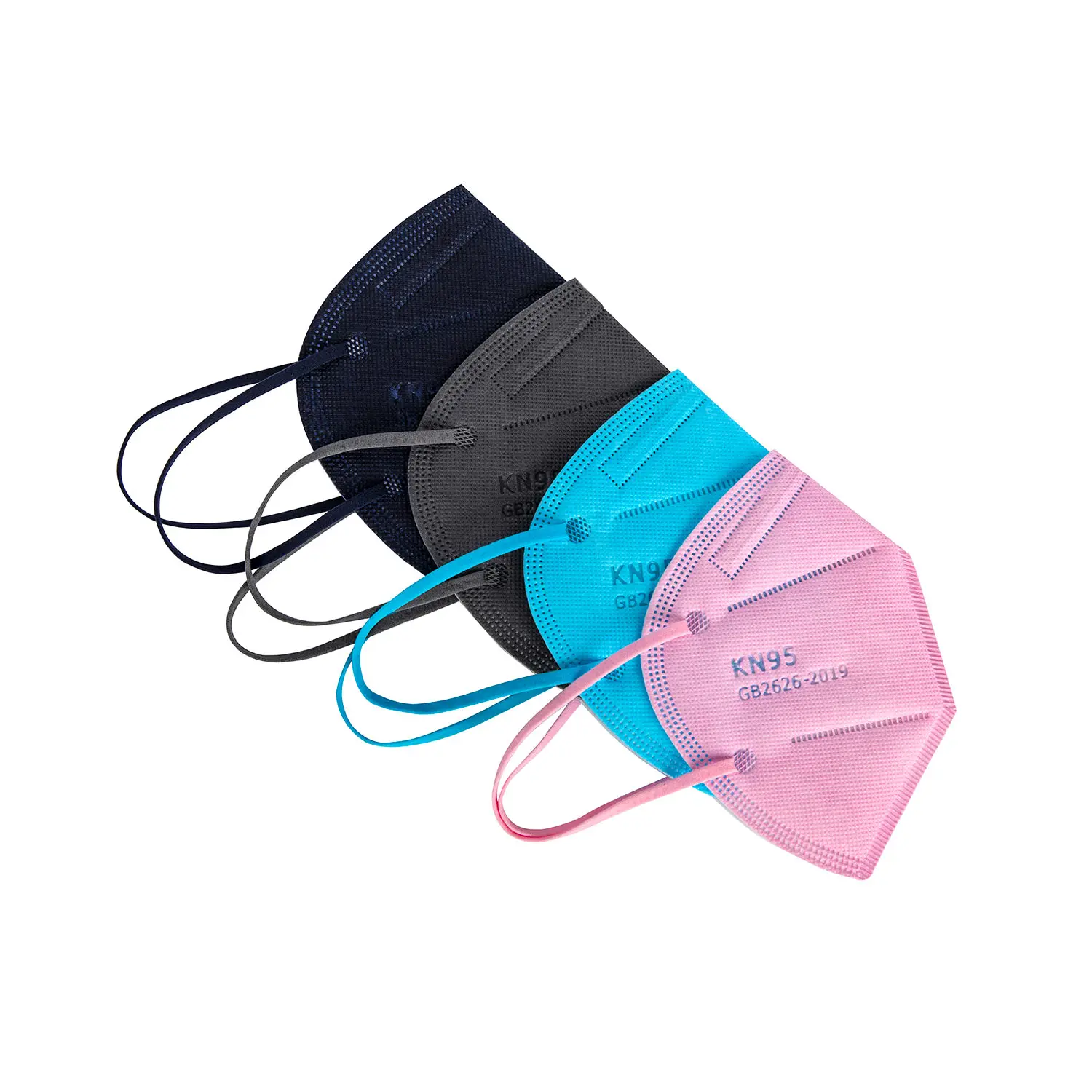 ZHONG JIANLE Multi Colors Tipos De Mascarillas Nonwoven Fabric 5 Ply Facemask KN 95ffp2 FFP2 Blackkn95 KN95 Face Mask