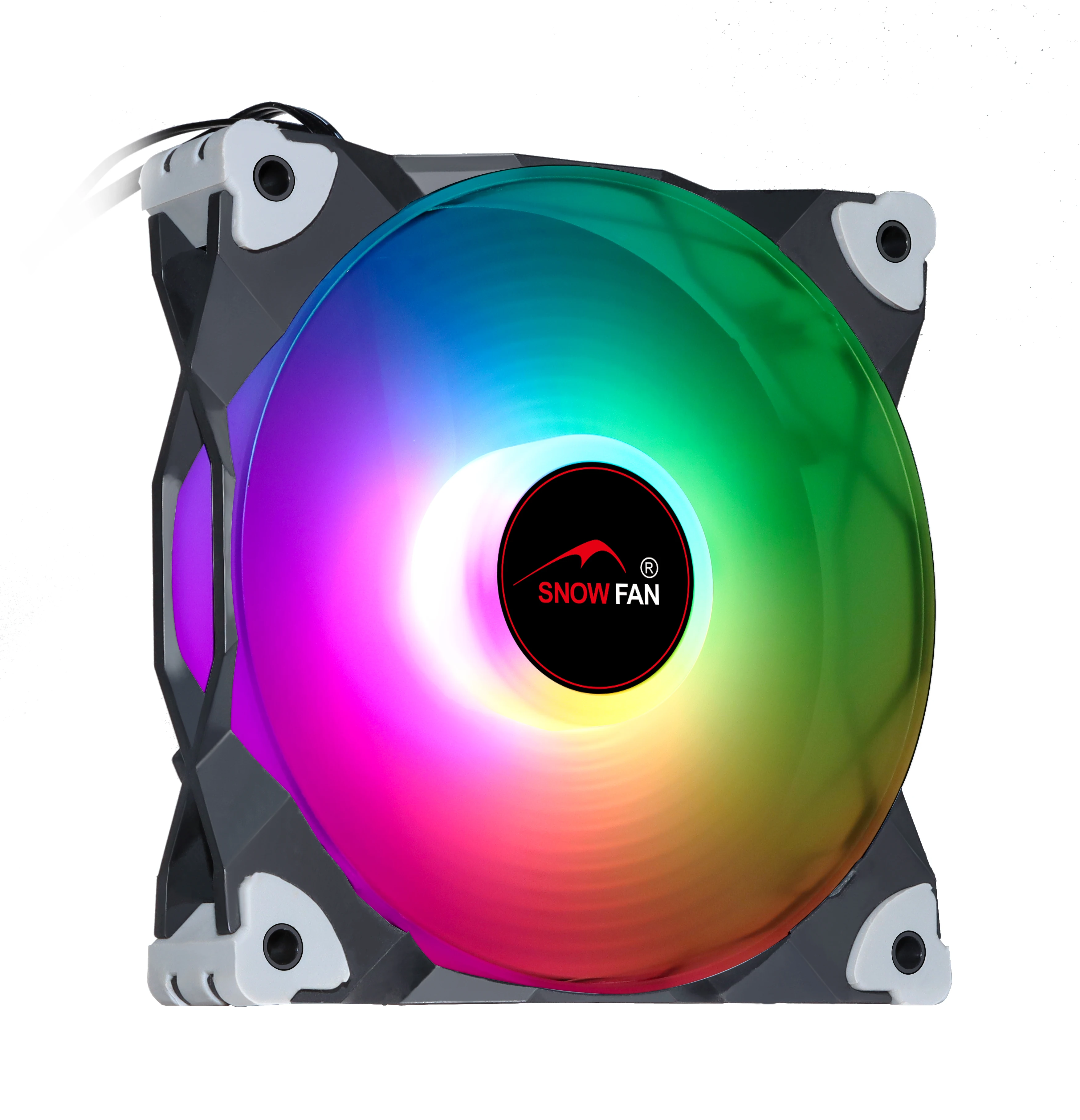 
2021 factory wholesale 120mm 120*120*25mm for computer case 12v rgb Gaming PC cooling fan 