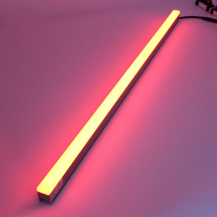 Nordic Outdoor Use Rgb Stainless Steel Led Linear Wall Acrylic Facade  Light Bar Linear Ip65 Dmx