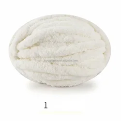 wholesale Soft Chunky Yarn Arm Knitting Chenille Yarn Chunky Knit Vegan Yarn for Scarves