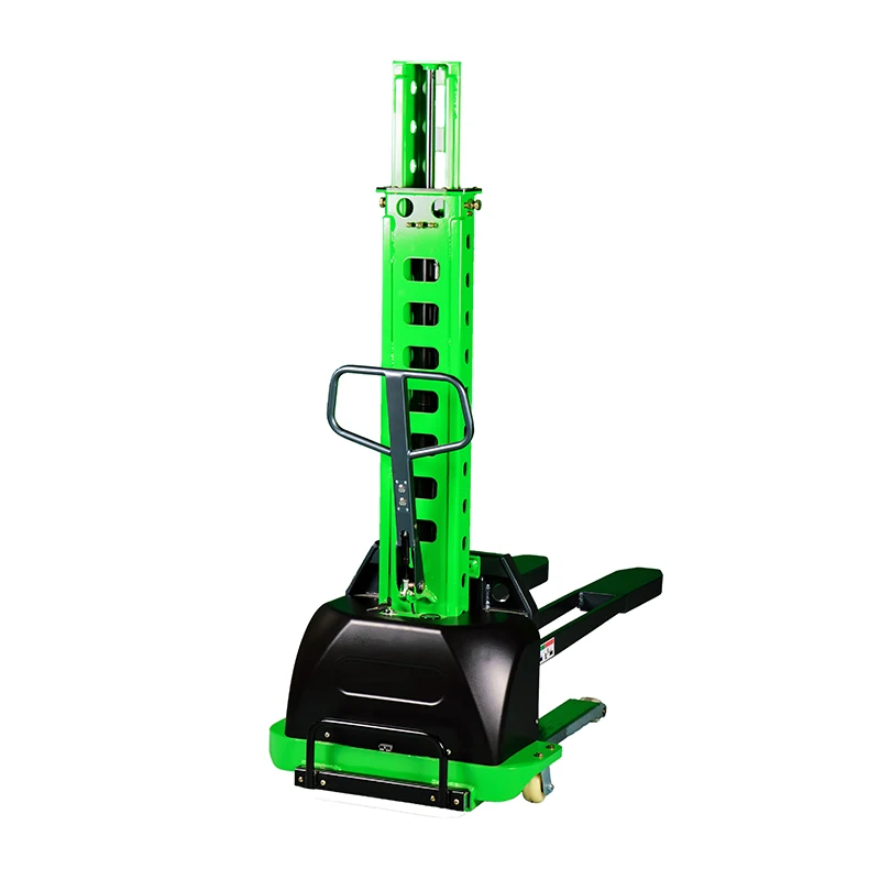 1.6M 1000KG Full Electric Portable Forklift Self-Loading Stacker