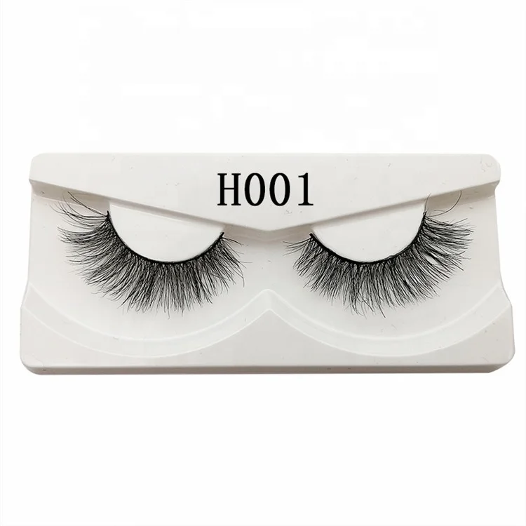 Custom Wholesale Natural Fake Eyelashes Horse Hair Eyelashes Vendor