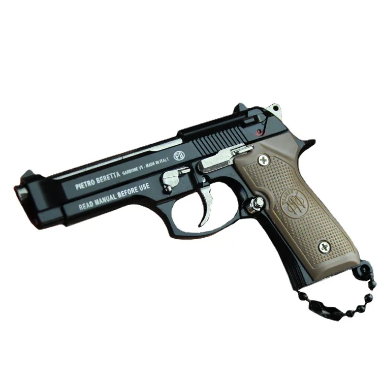Fuya Peace Jinying weapon BERETTA 92F model eat chicken metal keychain gift pendant gun keychain
