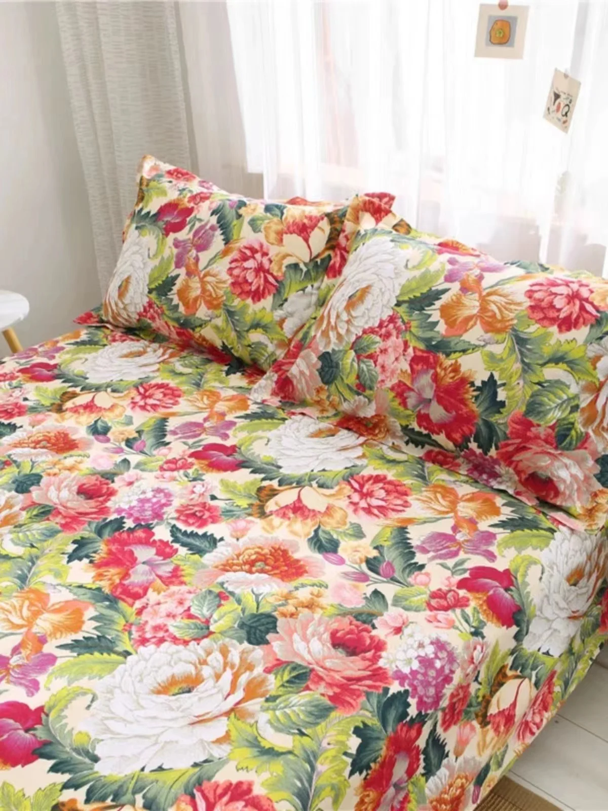 100% Polyester Bed Sheet Fabric Print Home Textile