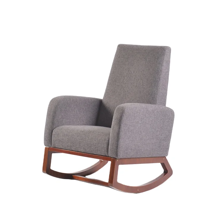 Modern cheap comfortable home furniture living room Large loading Cotton fabric fabric rocking chaise lounge hotel lounge chair