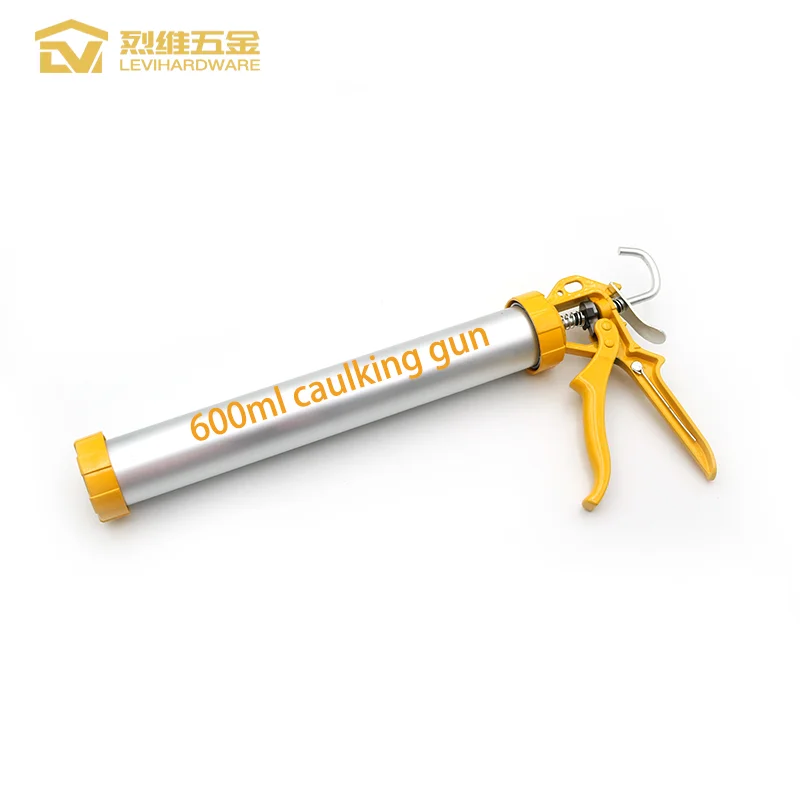 wholesale professional manual caulk tool Aluminium alloy skeleton sausage caulking gun heavy duty caulking gun for construction