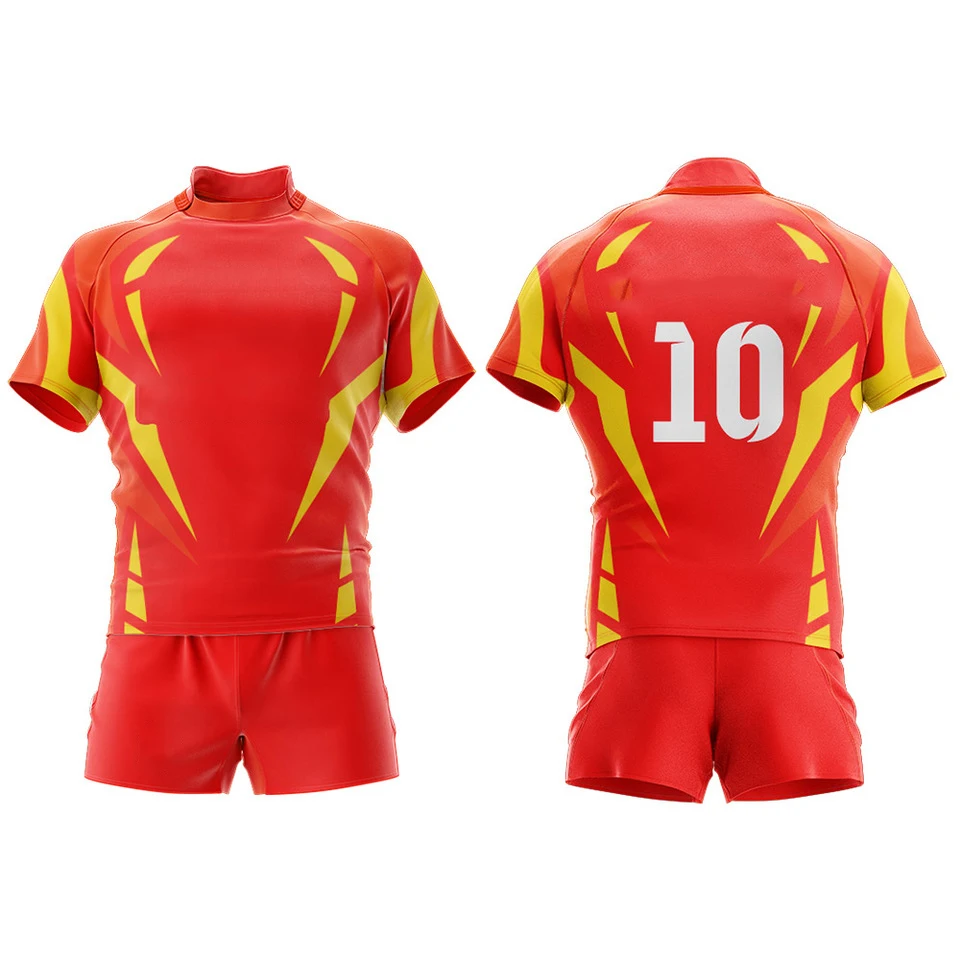 rugby uniform sublimate training equipment all blacks jersey custom jerseys footy shorts men uniform rugby jersey kit