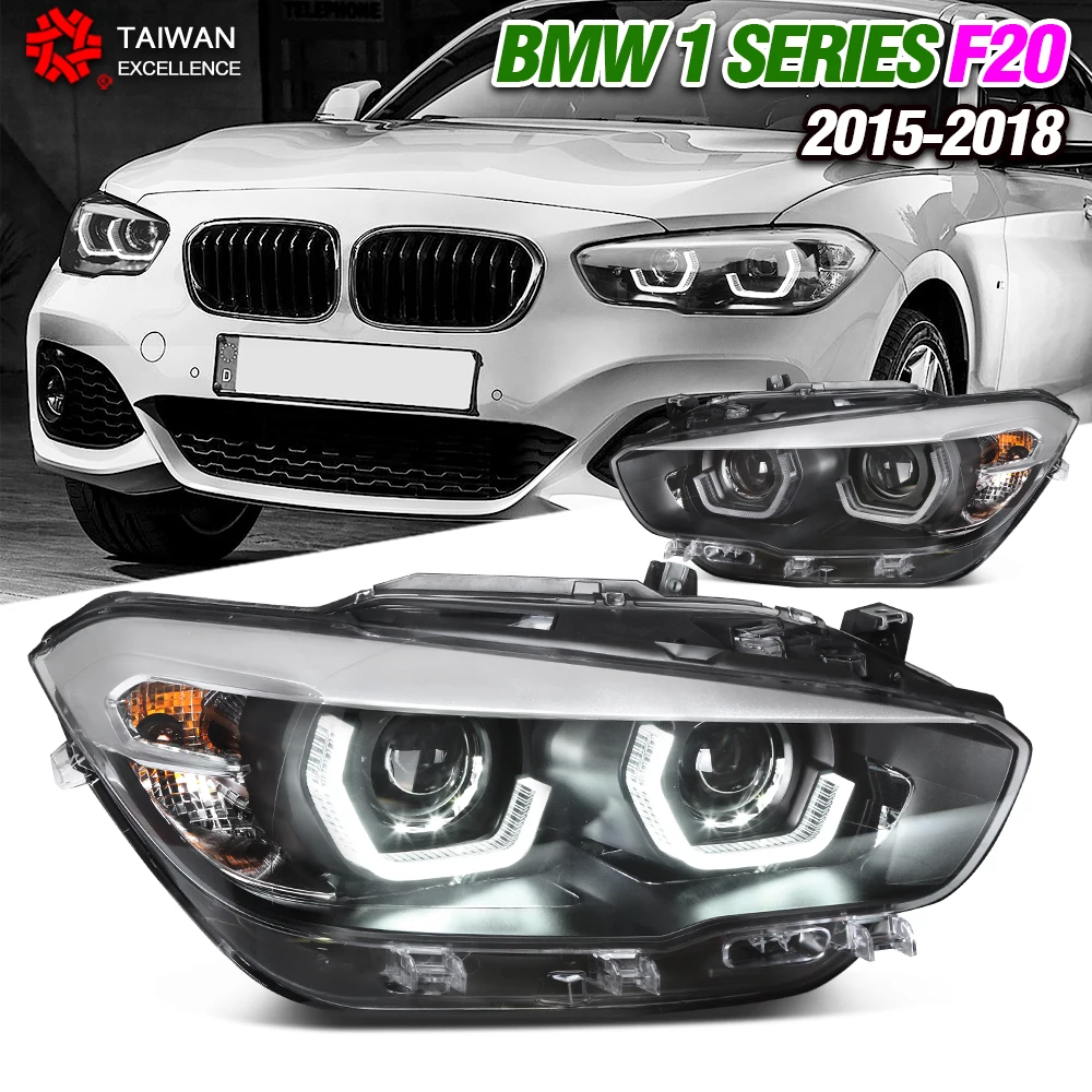 For BMW 1 series F20 Headlights 2015-2018 Headlight Full LED With Dynamic Turning Signal Front Lamp Car Styling Headlamp