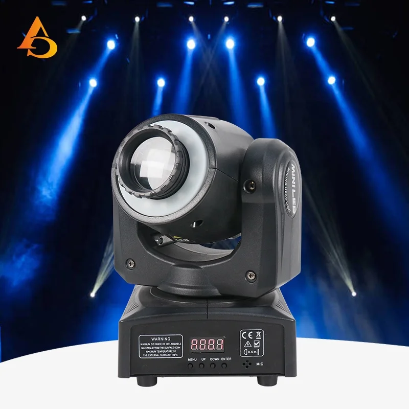 AicPose 30W Mini Pattern Swinging Head Lamp With Aperture For DJ Party Disco Wedding