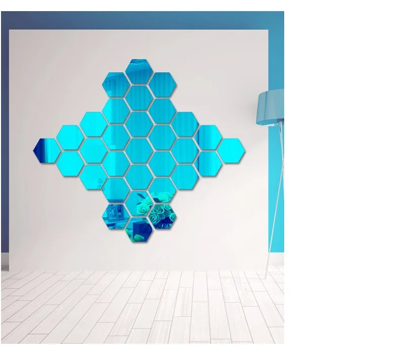 Hot sales Highly quality mirror stickers removable acrylic wall stickers home decor