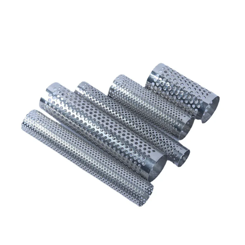 support customization stainless steel Perforated Filter Tube metal cylinder pipe tube