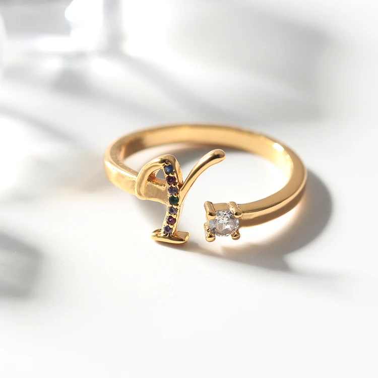 IPMIN Fashion Wholesale Latest Ladies Engagement Wedding Gold Ring Design Couples Rings Jewelry