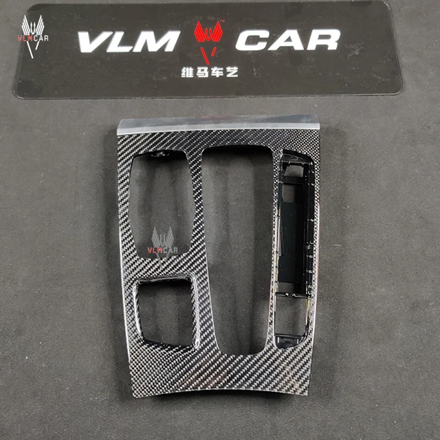 Carbon fiber interiors for BMW X5 X6 F15 F16 Instrument panel trim  strip Central control cover