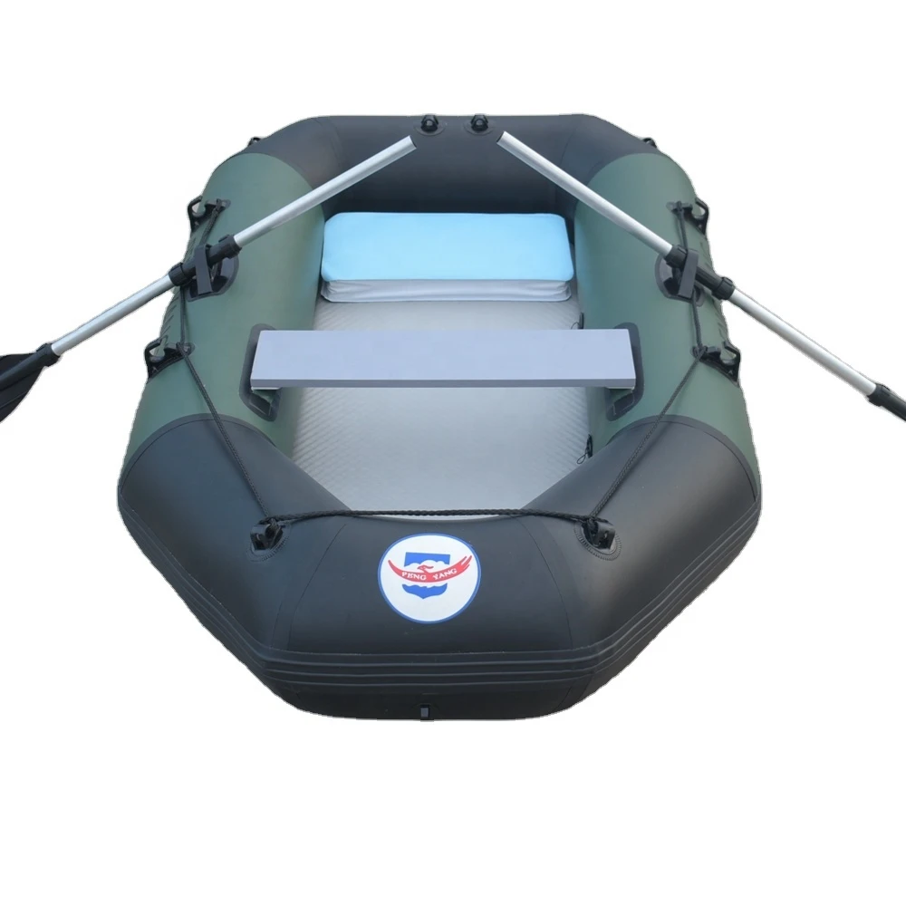 Professional manufacture double hull rigid hull fiberglass inflatable fishing boat