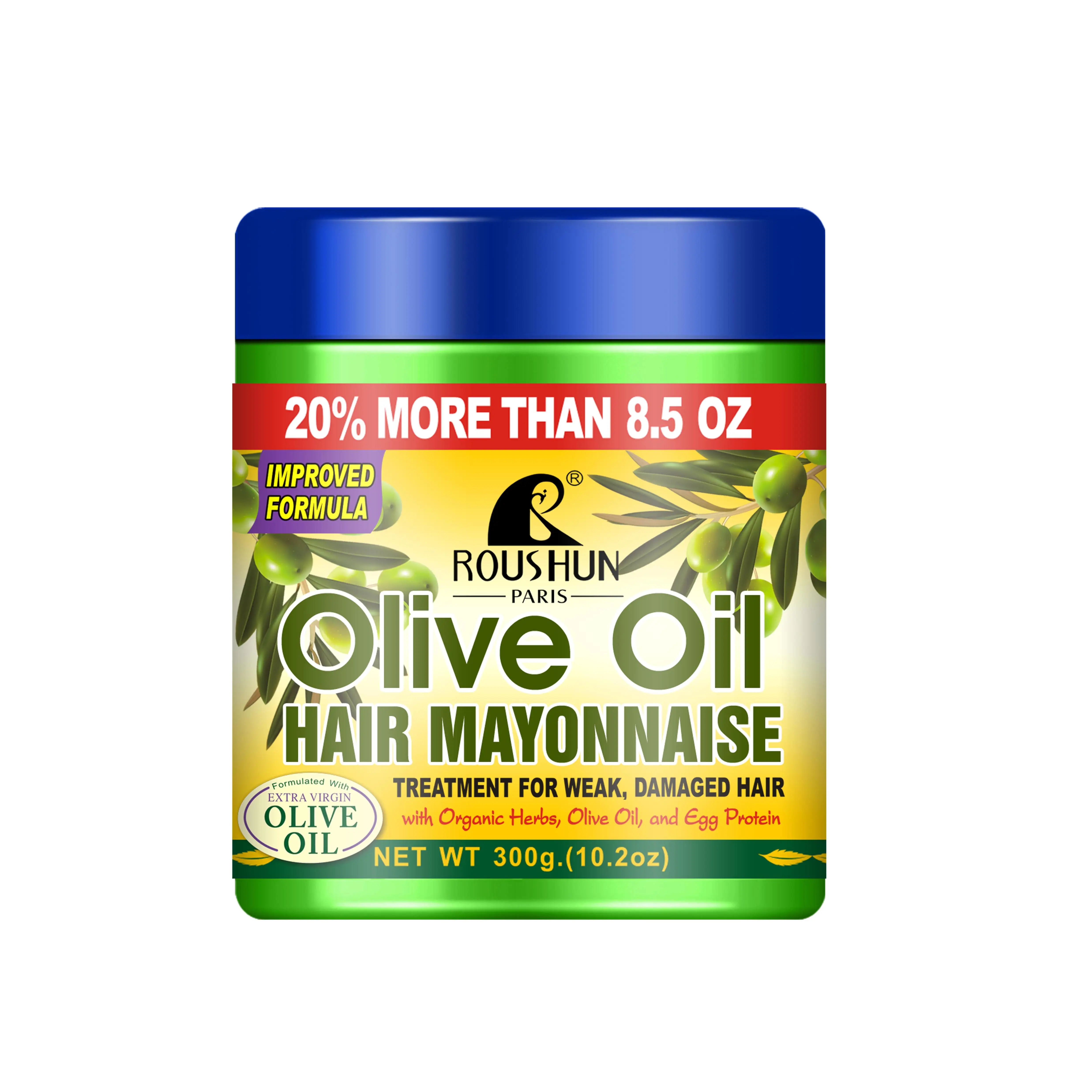 Оливковое масло ROUSHUN майонез для волос лечение слабых и поврежденных 300 г