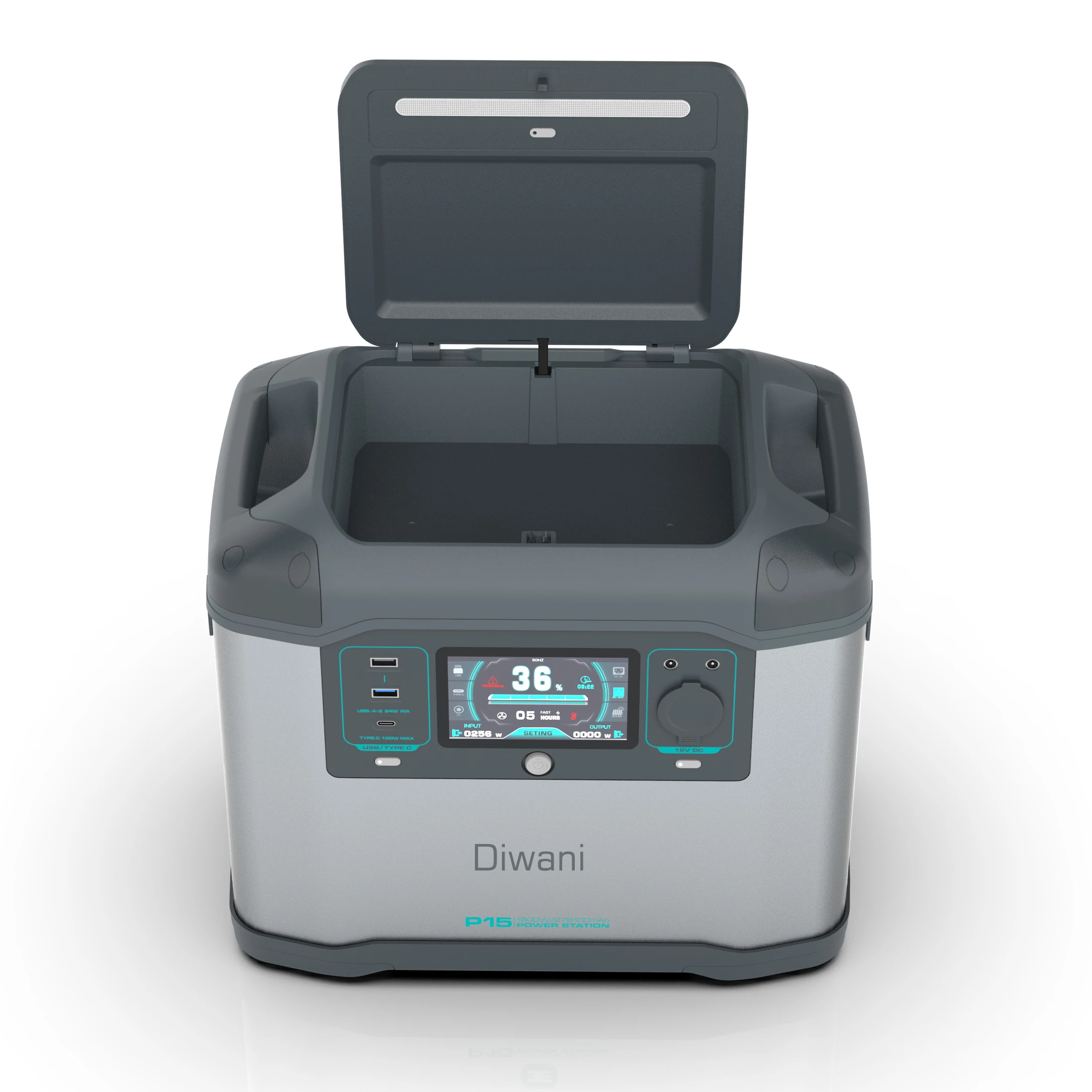 Diwani Portable Power Station 1500W Backup 1008Wh 278100Mah Power Bank For Outdoors Camping Travel Cpap Machine Emergency